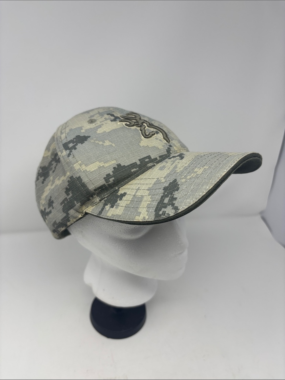 Browning Digital Camo Baseball Cap in Gray and Tan
